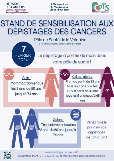 Affiche 7février - Pôle santé la Valdaine